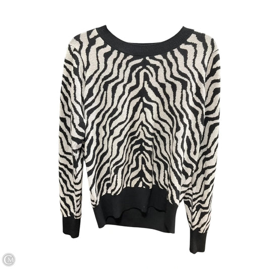 Top Long Sleeve By Philosophy In Animal Print, Size: L