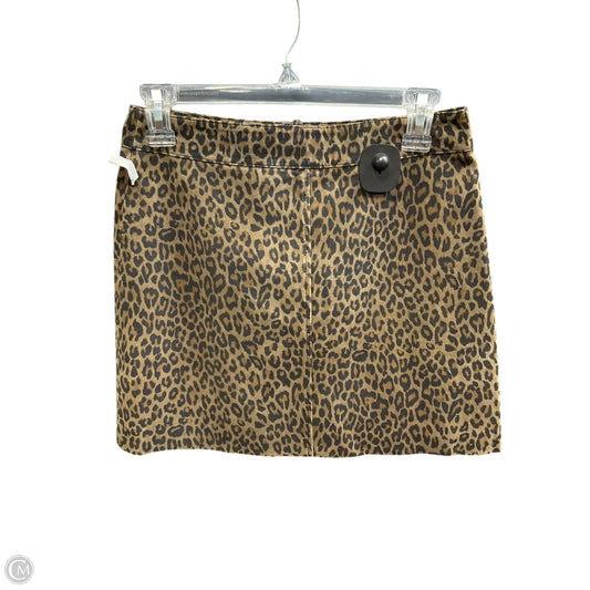 Skirt Designer By All Saints In Animal Print, Size: 0