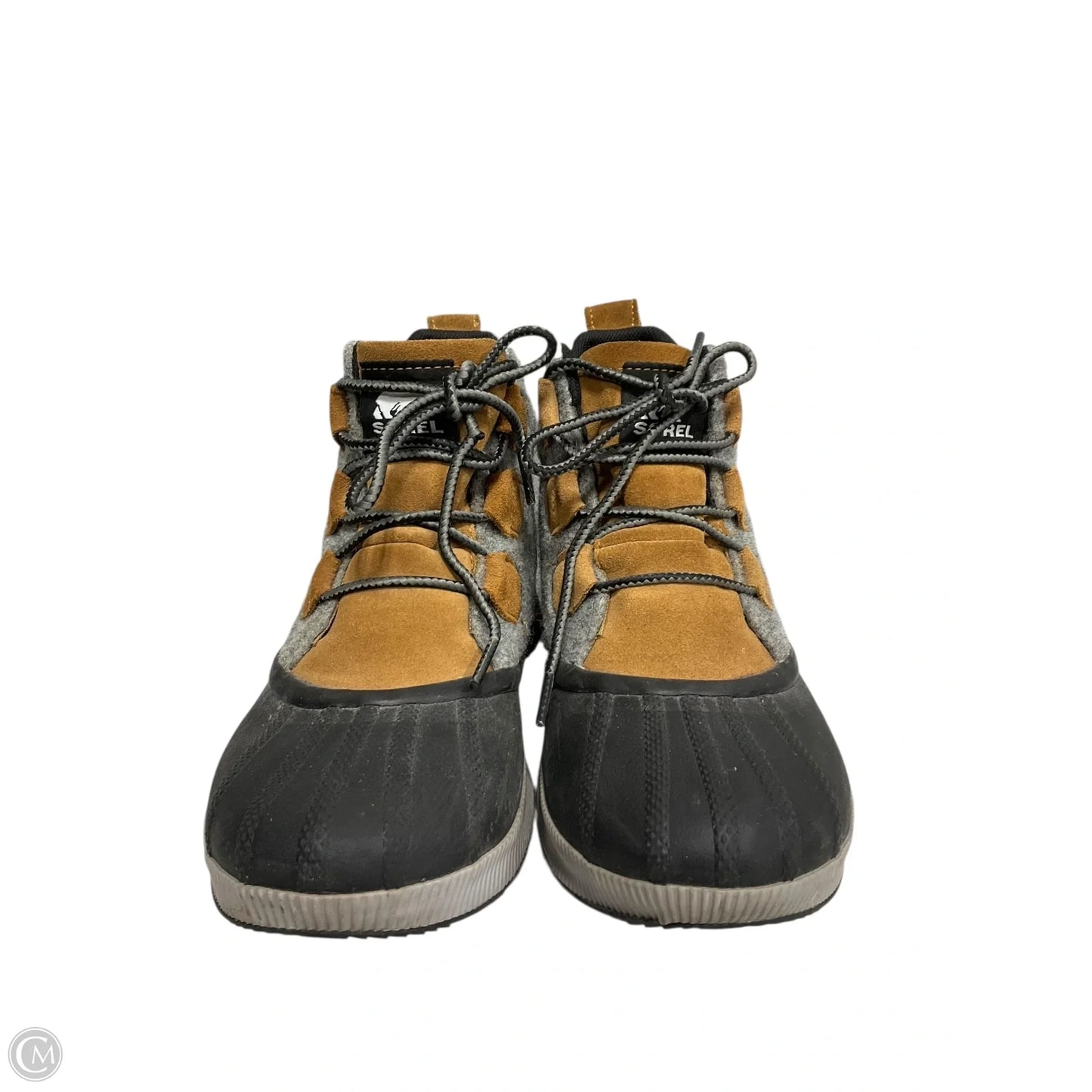 Boots Ankle Flats By Sorel In Grey & Tan, Size: 8