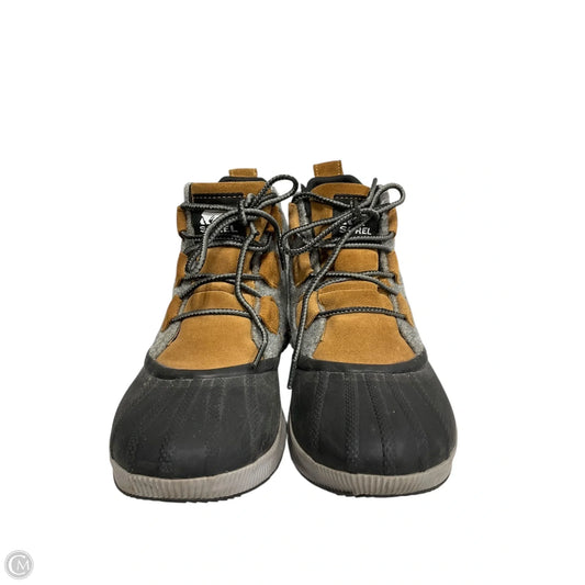 Boots Ankle Flats By Sorel In Grey & Tan, Size: 8
