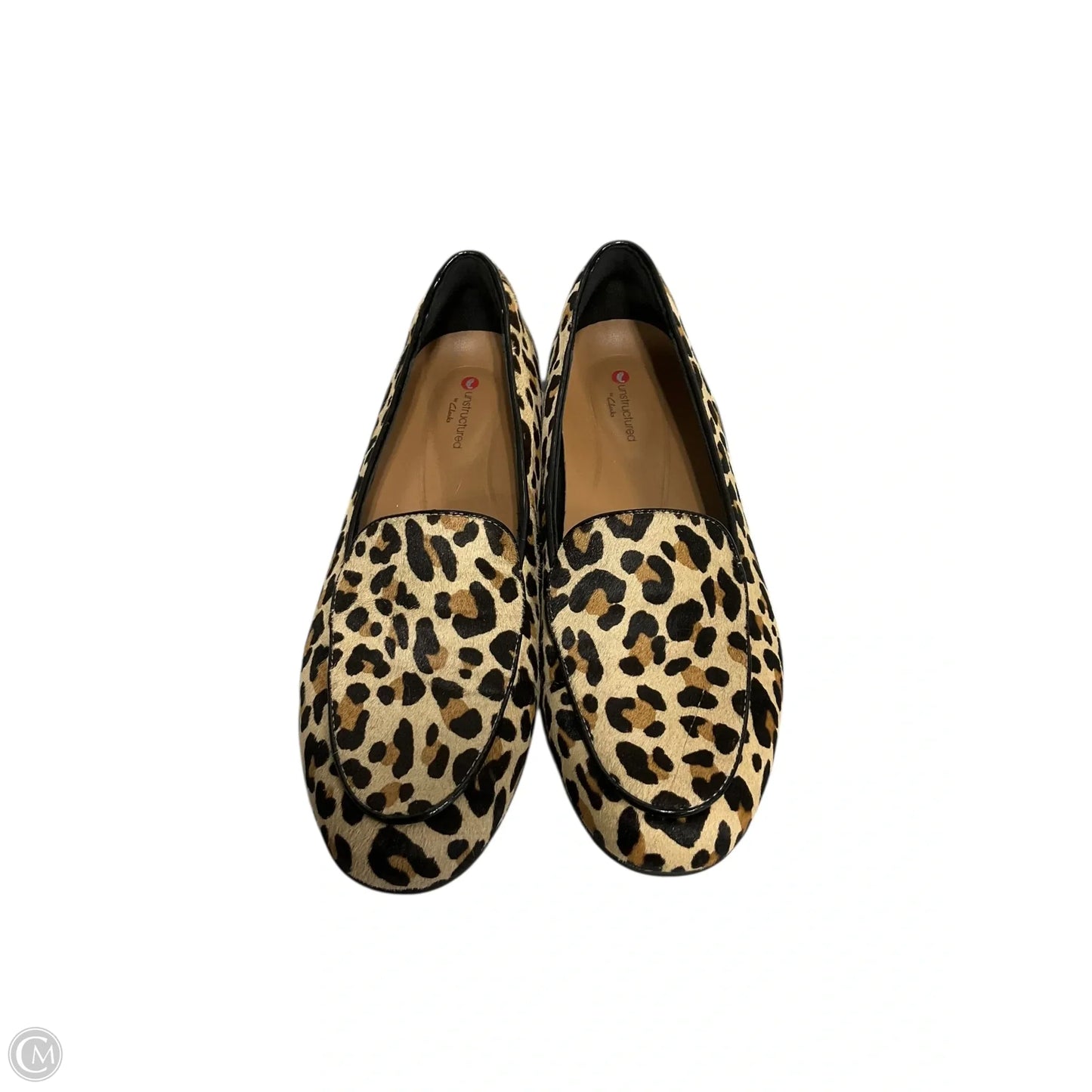 Shoes Flats By Clarks In Animal Print, Size: 8