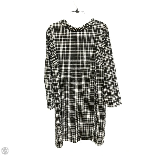 Dress Casual Short By Talbots In Black & White, Size: 2x