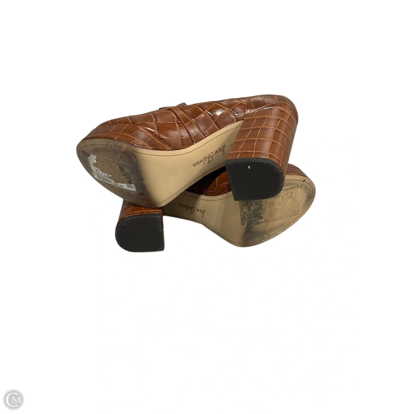 Shoes Heels Block By Sam Edelman In Brown, Size: 7