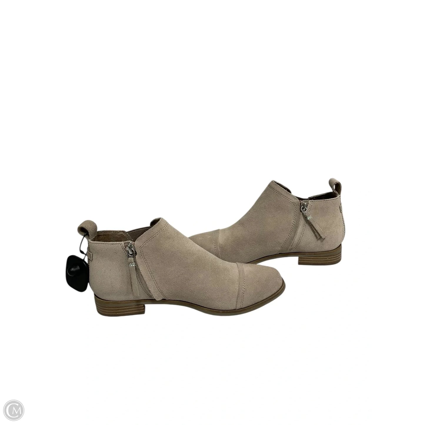 Boots Ankle Flats By Toms In Beige, Size: 8