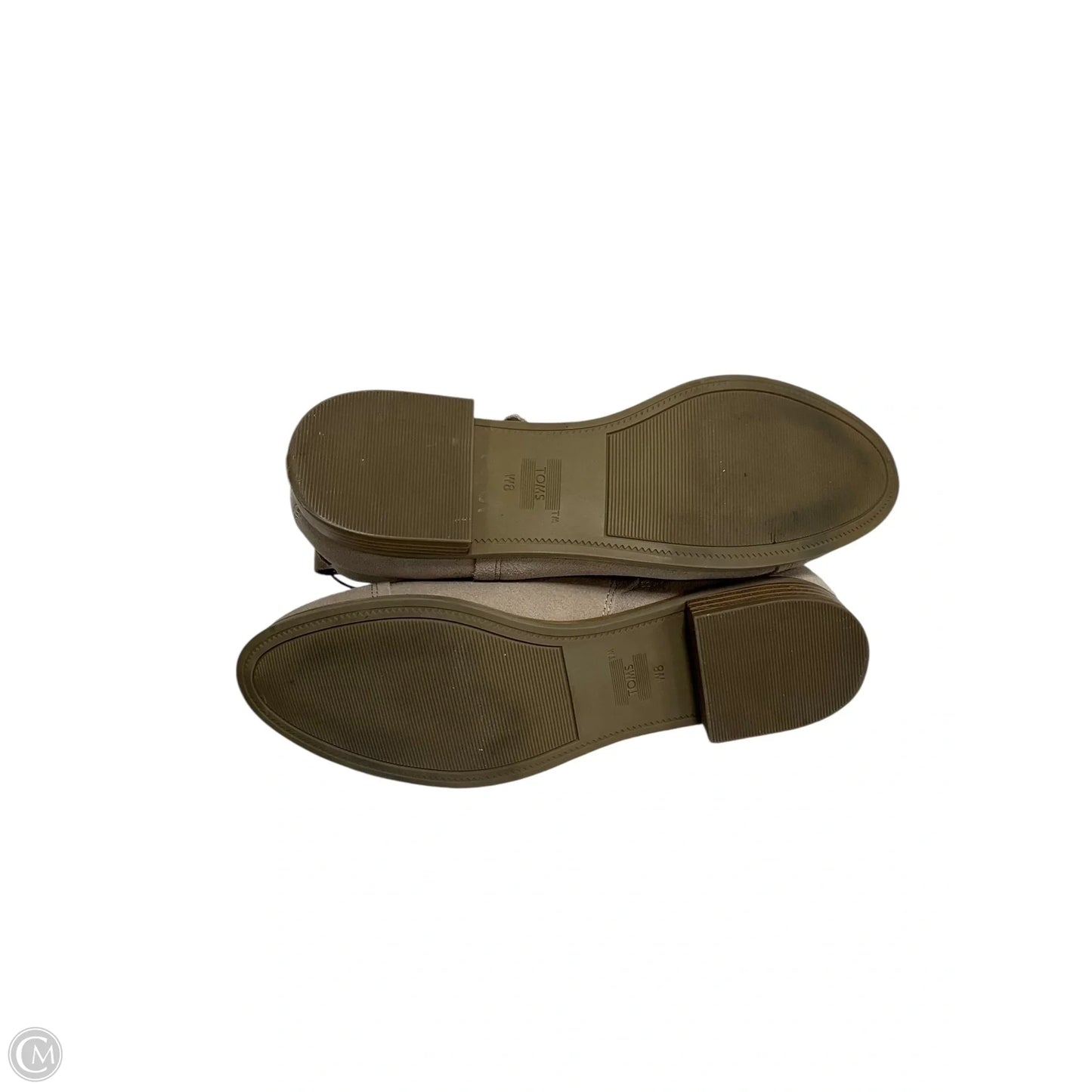 Boots Ankle Flats By Toms In Beige, Size: 8