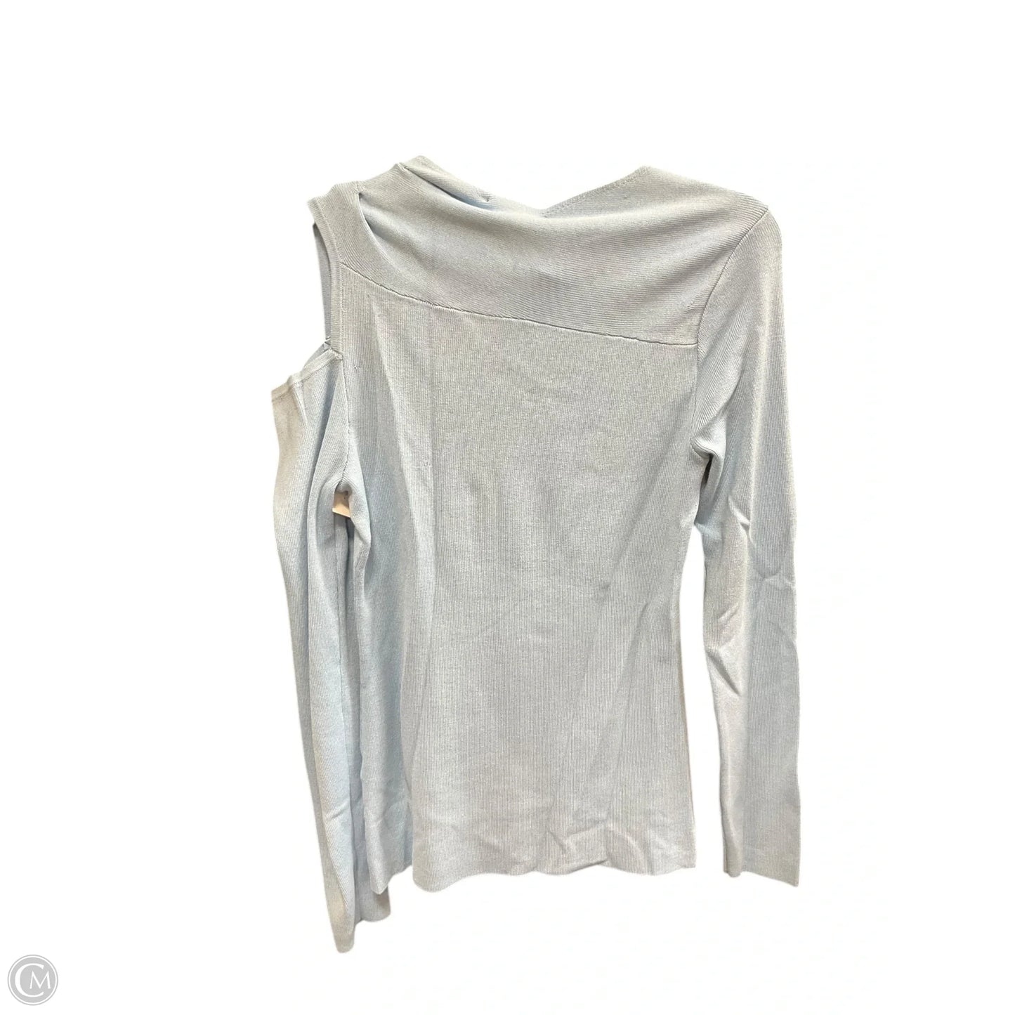 Top Long Sleeve By Inc In Blue, Size: M