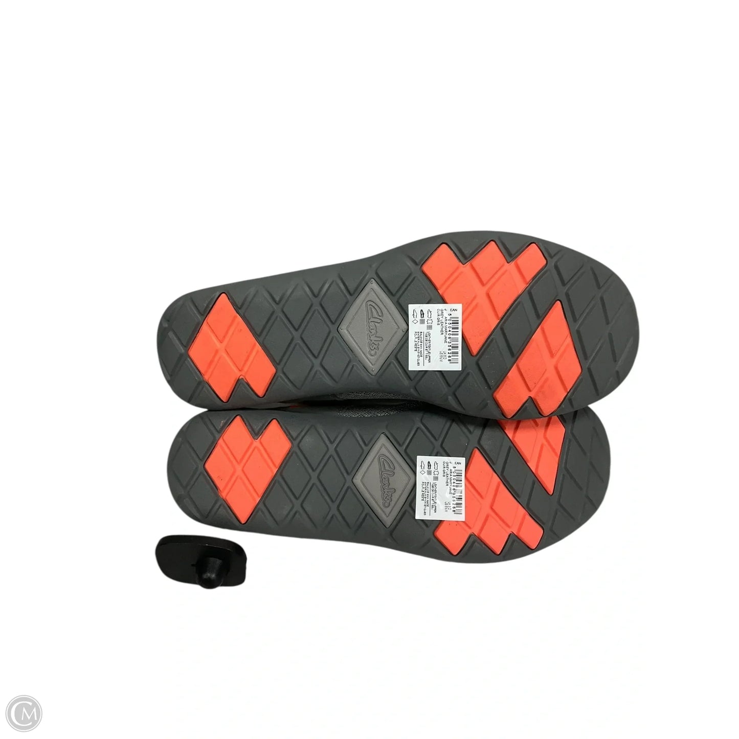 Shoes Flats By Clarks In Grey, Size: 8.5