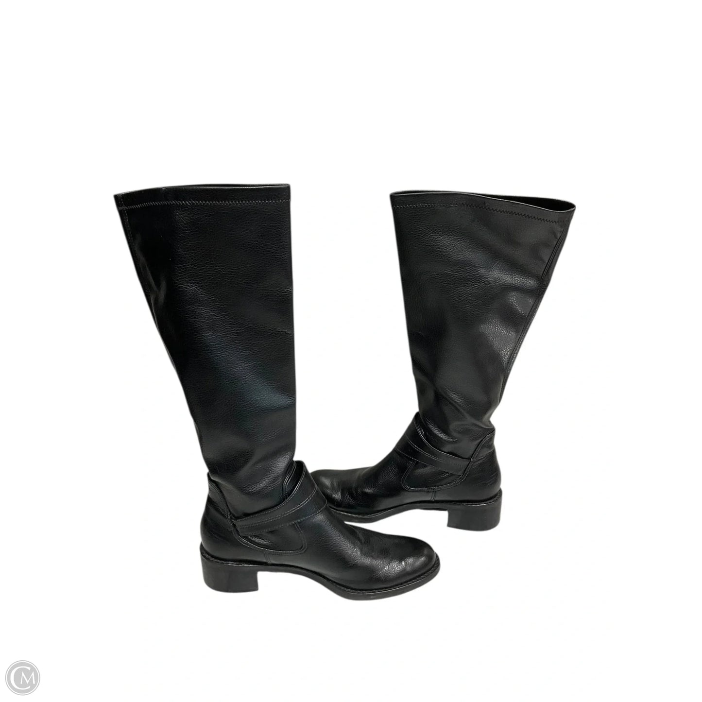 Boots Knee Heels By Franco Sarto In Black, Size: 8.5