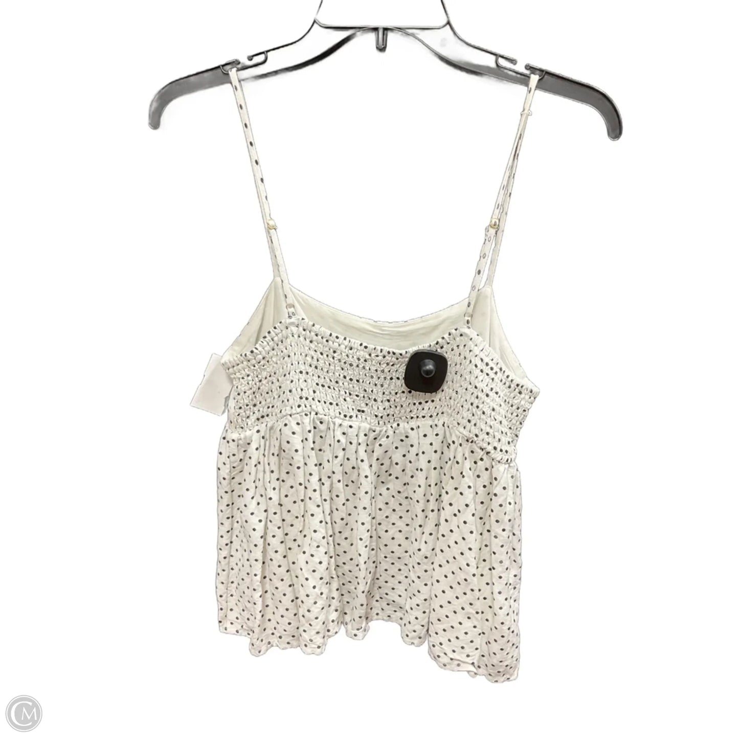 Top Sleeveless Designer By Kate Spade In Polkadot Pattern, Size: S