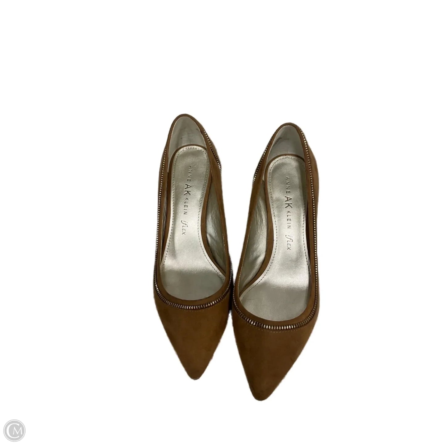 Shoes Heels Kitten By Anne Klein In Tan, Size: 6.5