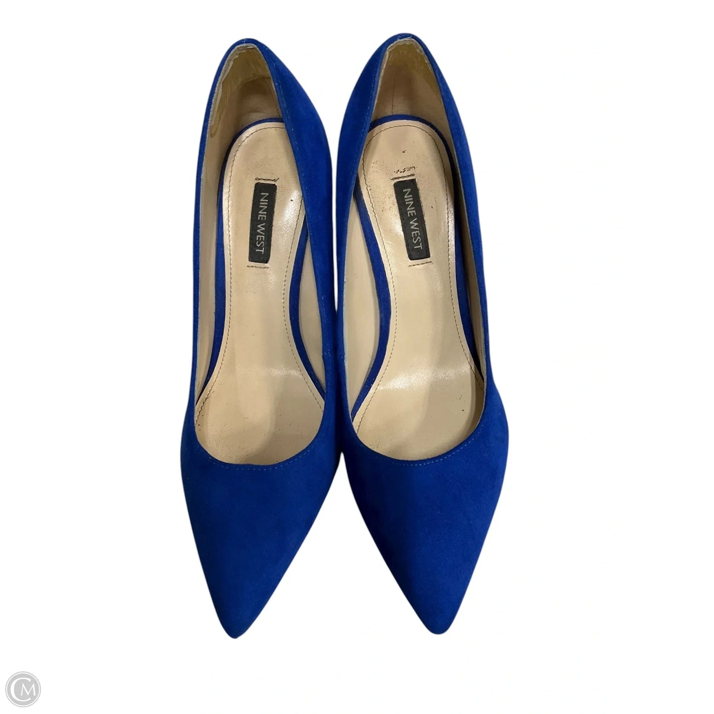 Shoes Heels Kitten By Nine West In Blue, Size: 8