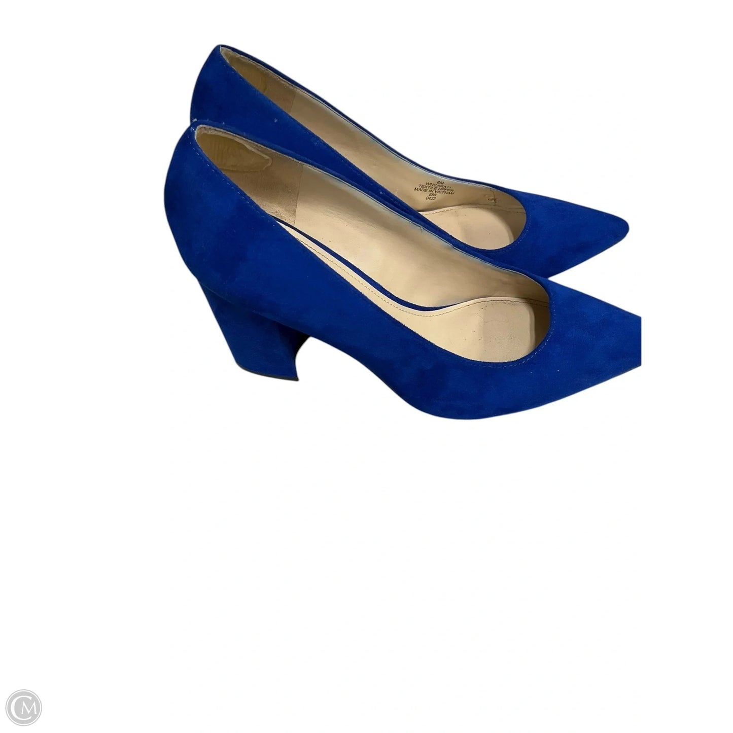Shoes Heels Kitten By Nine West In Blue, Size: 8