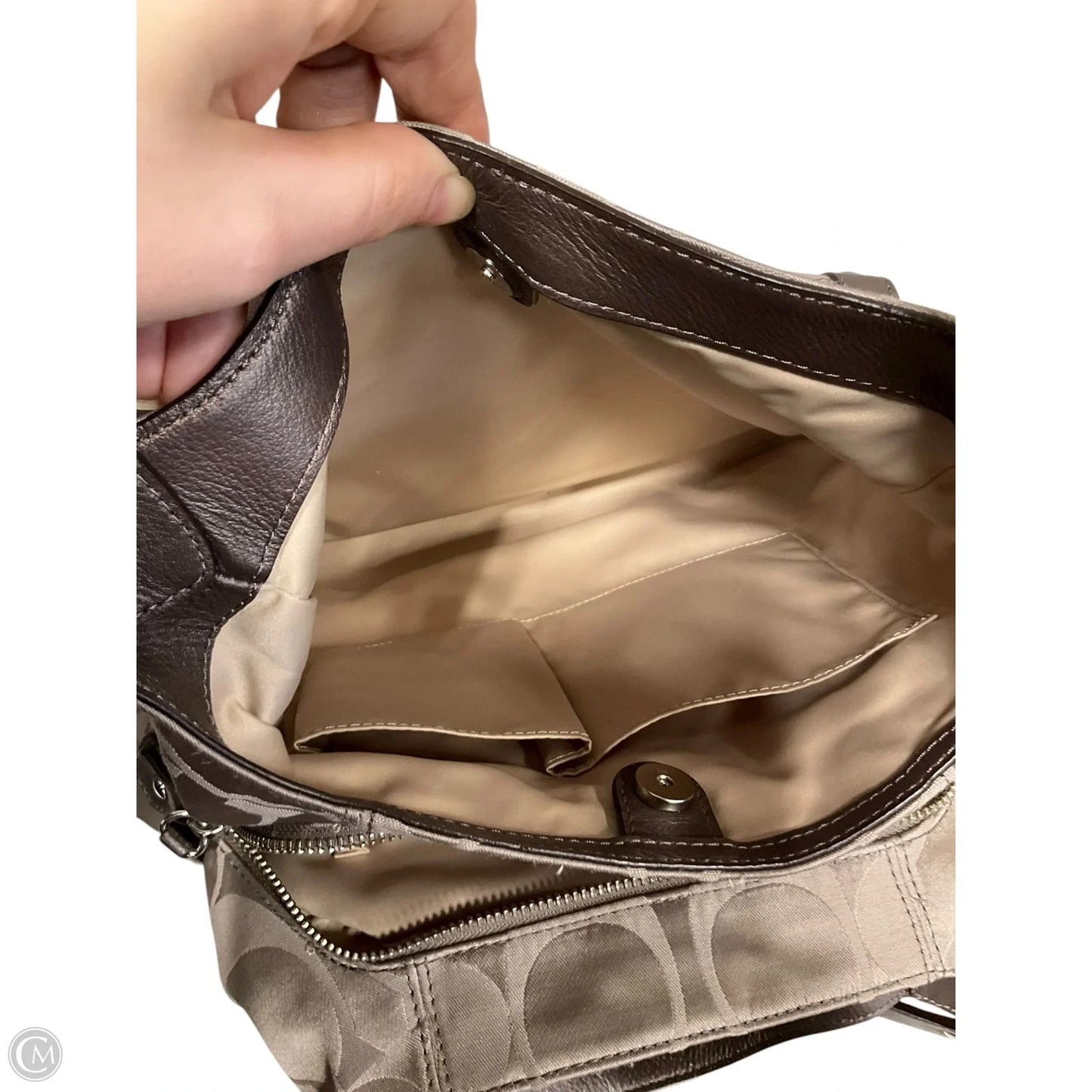 Handbag Designer By Coach, Size: Large