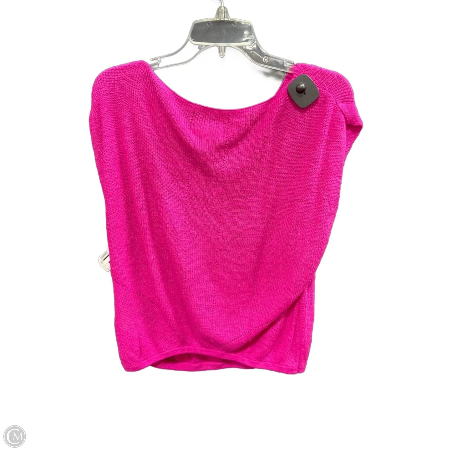 Top Short Sleeve By Maeve In Pink, Size: S