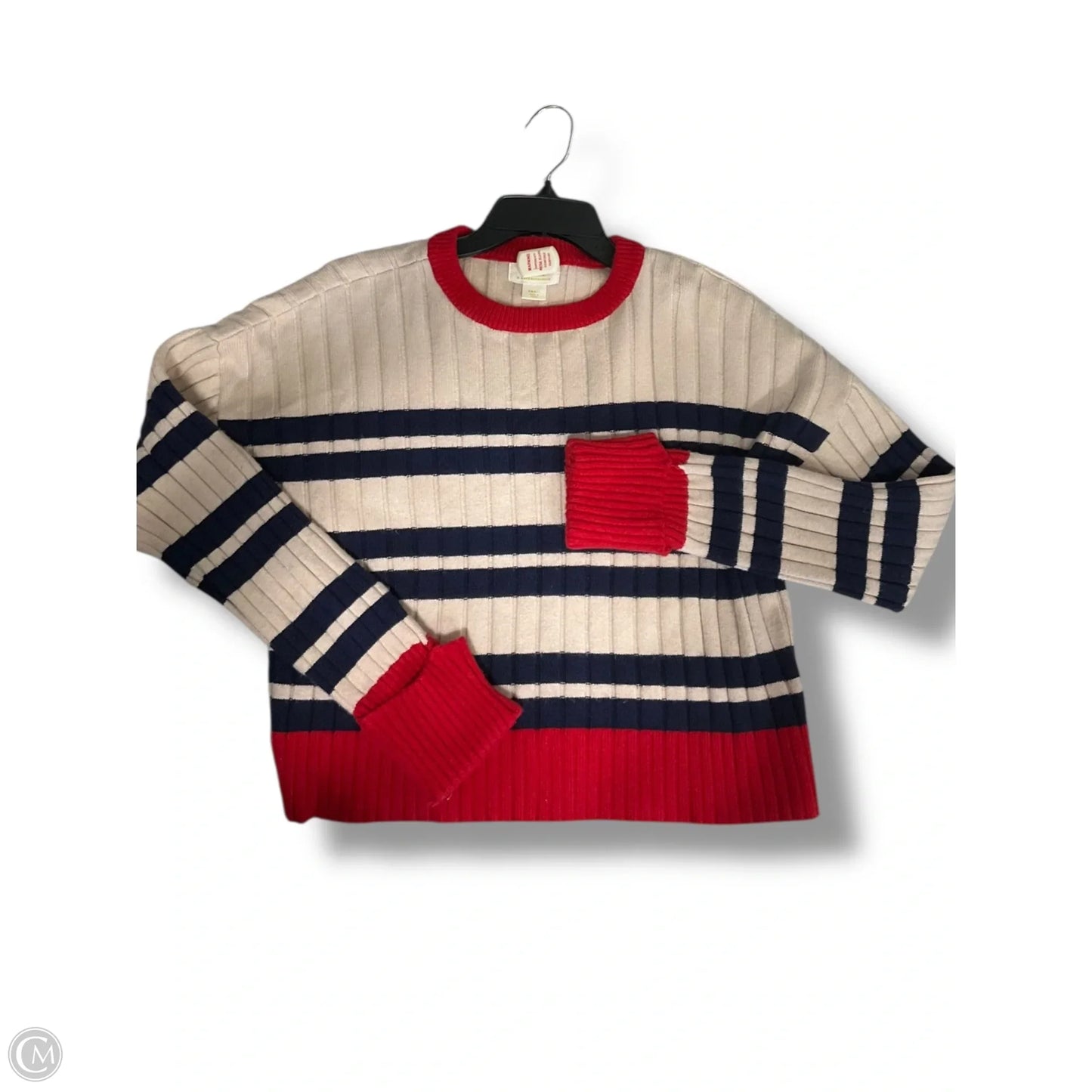 Sweater By Maeve In Striped Pattern, Size: S