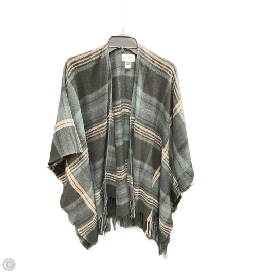 Shawl By Universal Thread In Black & Green, Size: Osfm