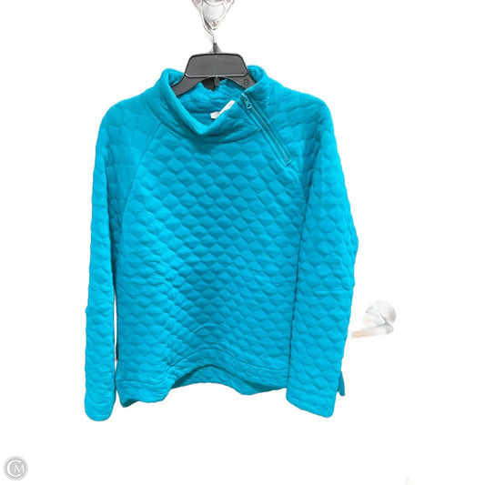 Top Long Sleeve By Talbots In Blue, Size: Xl