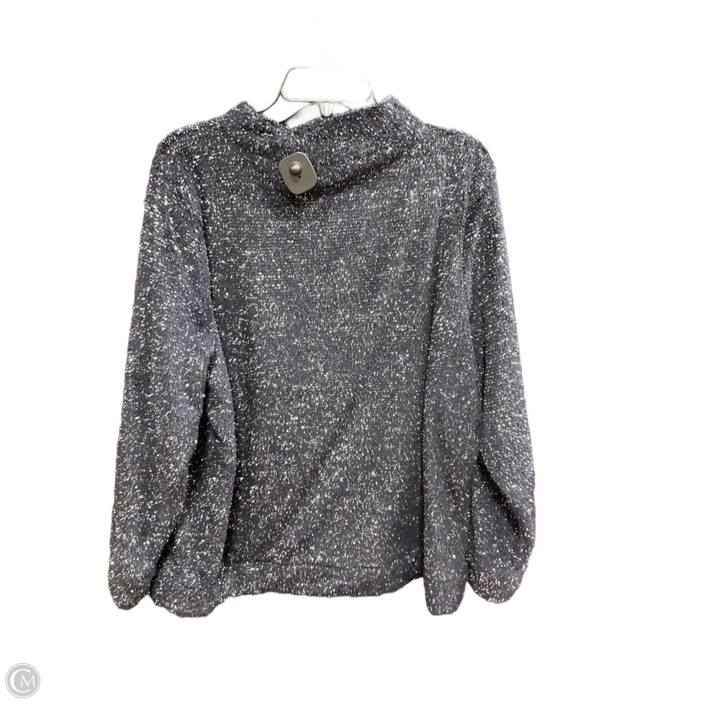 Top Long Sleeve By Talbots In Navy, Size: 2x