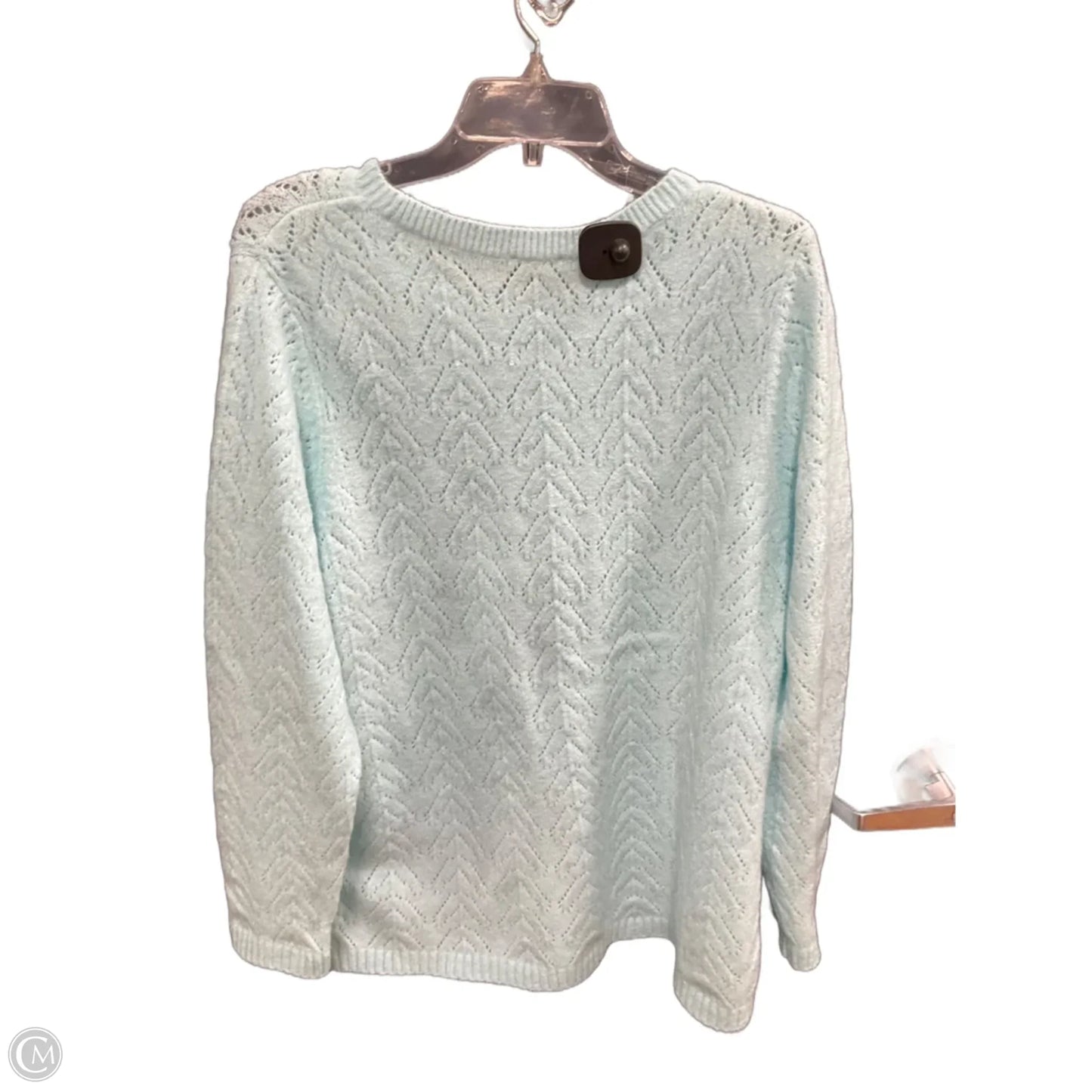 Sweater By Talbots In Blue, Size: 2x