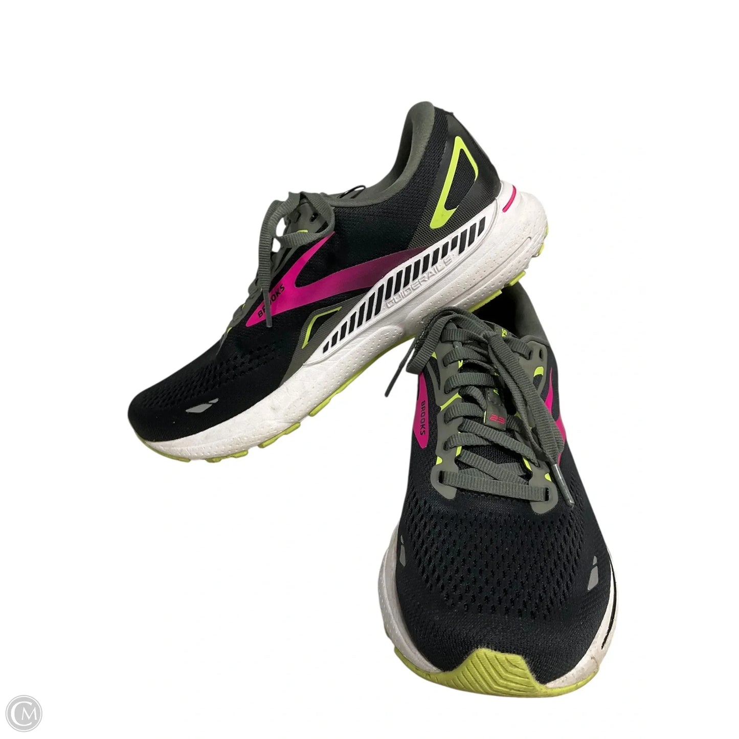 Shoes Athletic By Brooks In Black & Pink, Size: 9.5