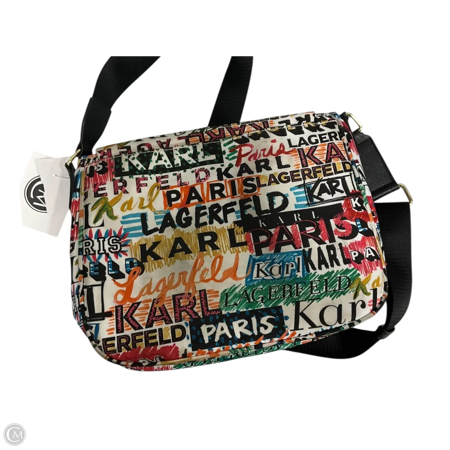 Crossbody Designer By Karl Lagerfeld, Size: Medium
