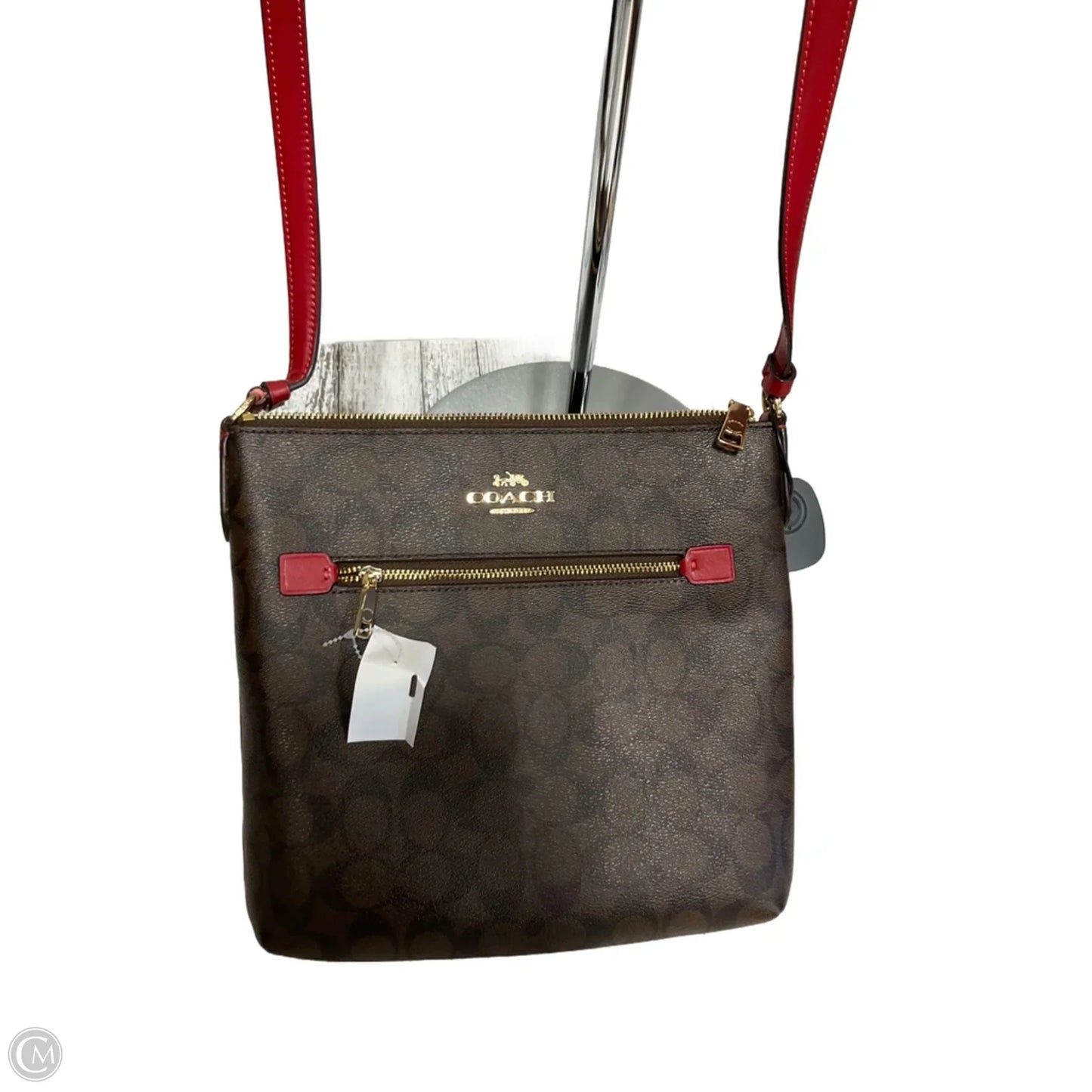 Crossbody Designer By Coach, Size: Large