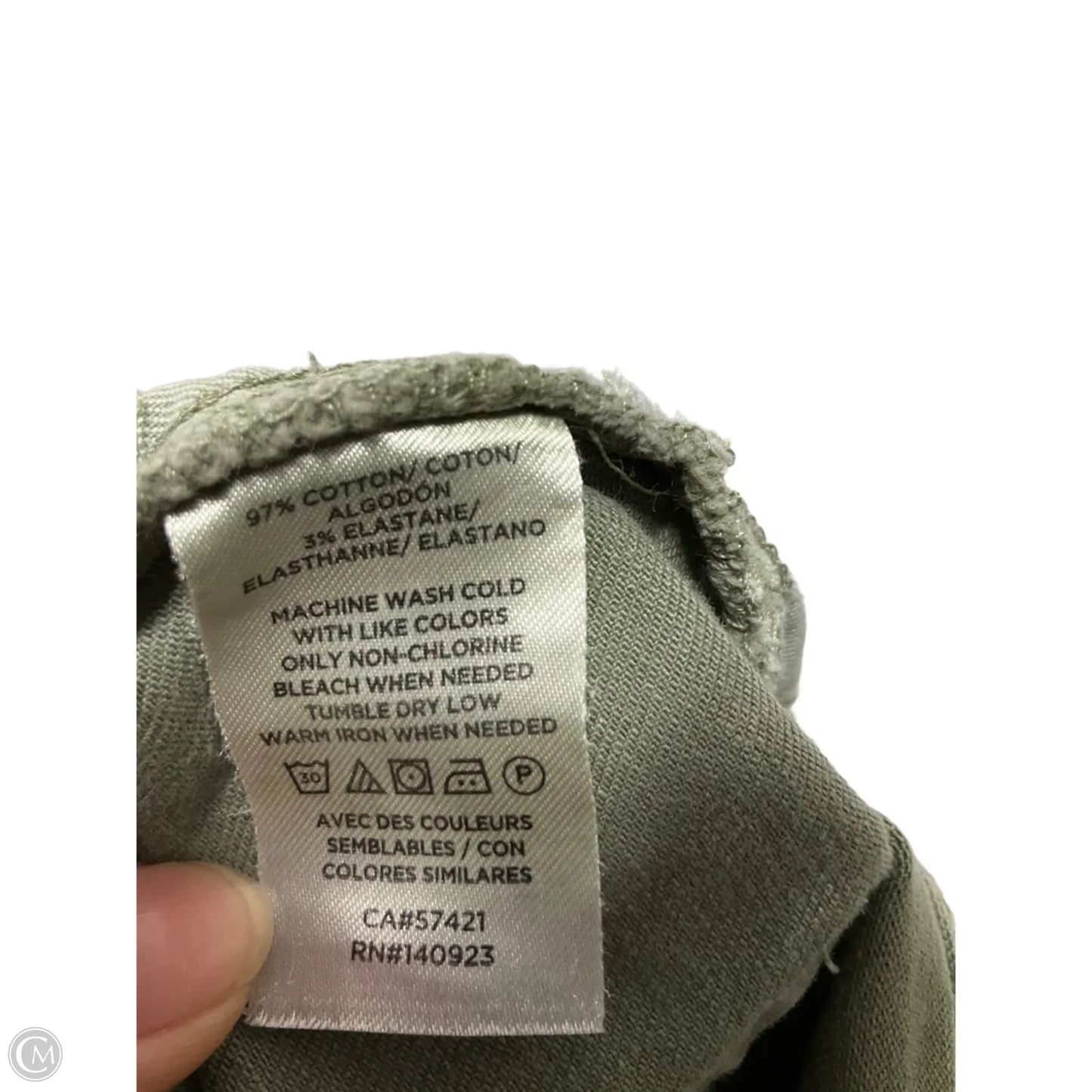 Pants Cropped By Loft In Green, Size: 6