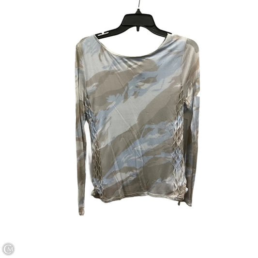 Top Long Sleeve By Kenneth Cole In Camouflage Print, Size: L