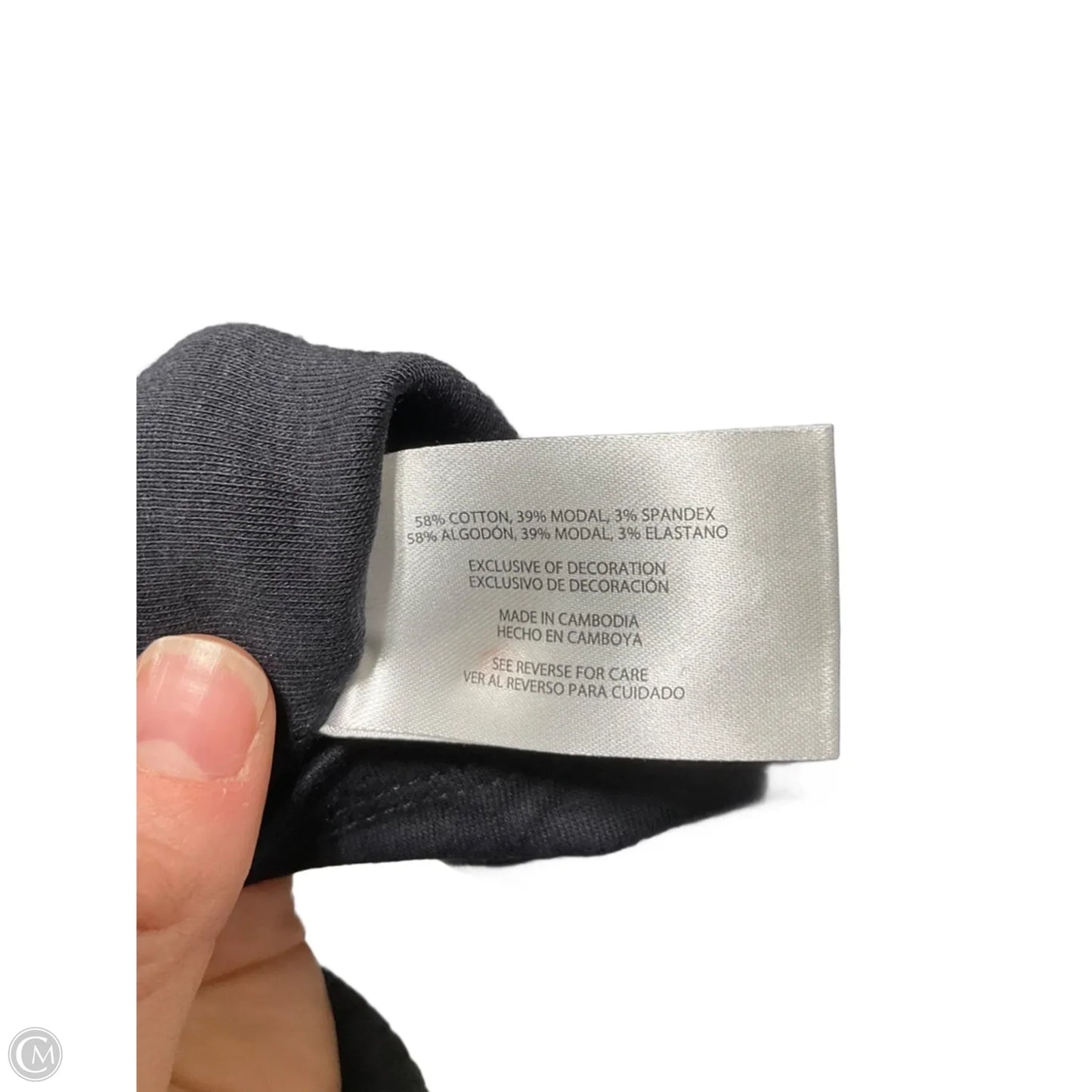 Top Long Sleeve Basic By Eddie Bauer In Black, Size: L