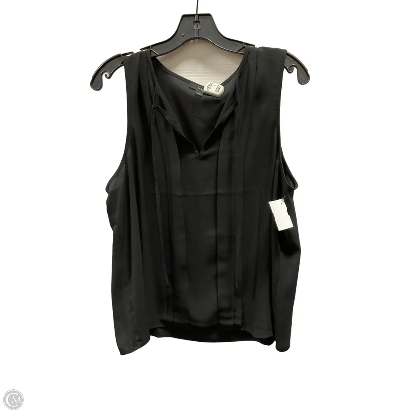 Top Sleeveless By J. Crew In Black, Size: L