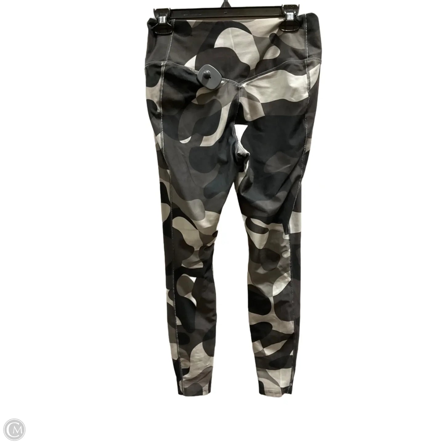 Athletic Leggings By Nike In Camouflage Print, Size: M