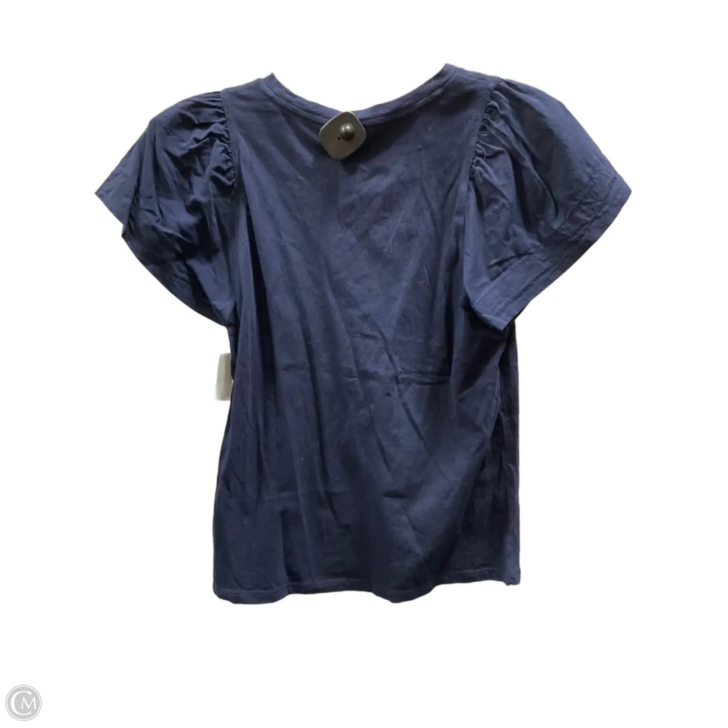 Top Short Sleeve By Maurices In Navy, Size: S