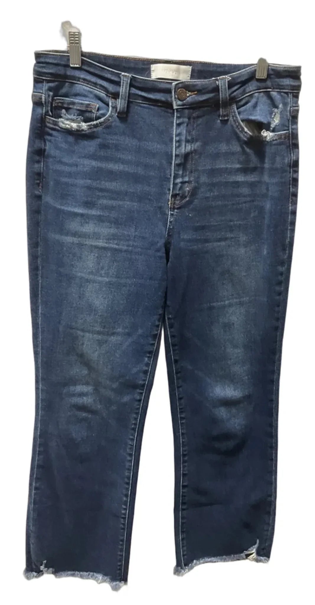 Jeans Cropped By Vervet In Blue Denim, Size: 8