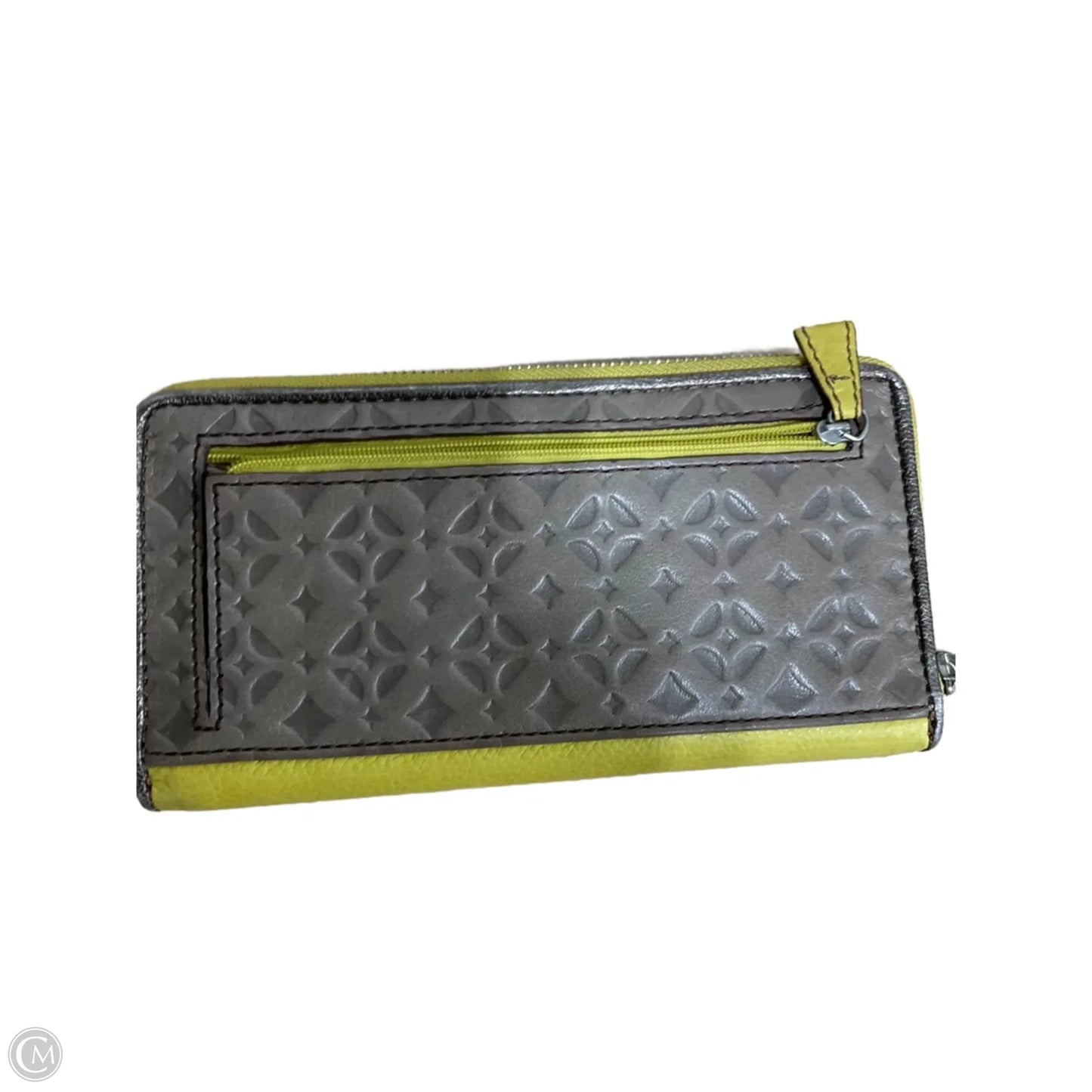 Wallet Leather By Fossil, Size: Large