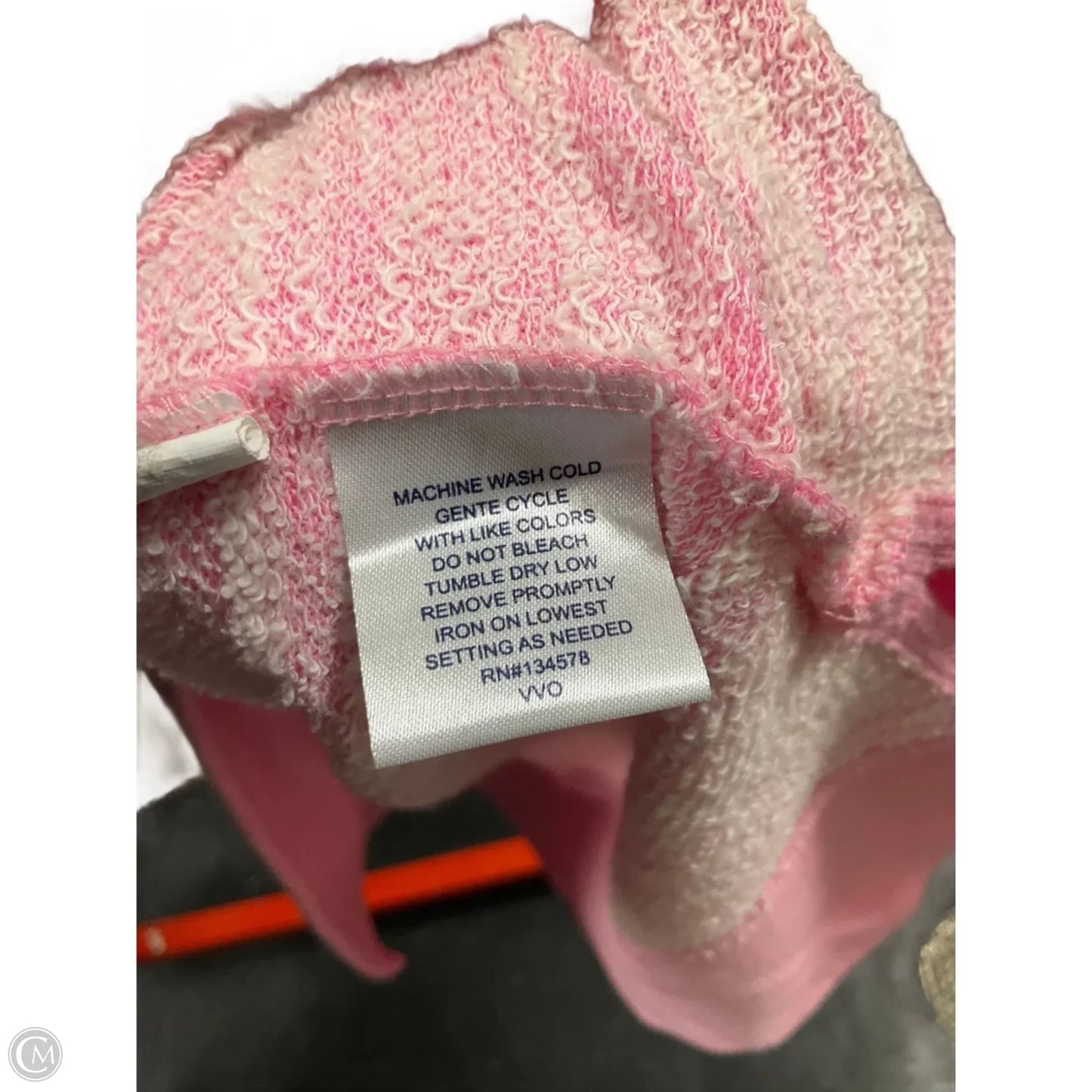 Sweatshirt Hoodie By Vineyard Vines In Pink, Size: M