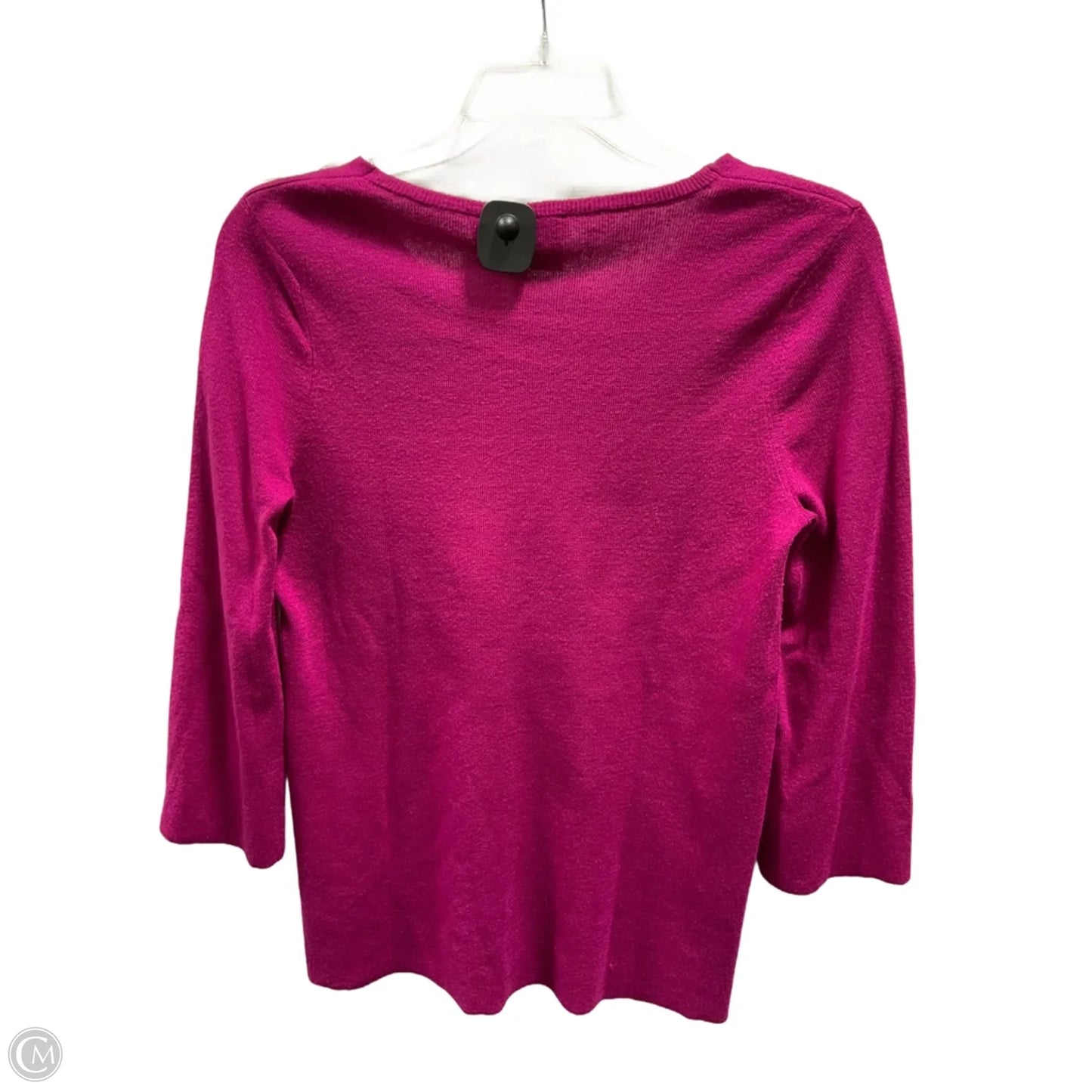 Top 3/4 Sleeve By Chicos In Pink, Size: M