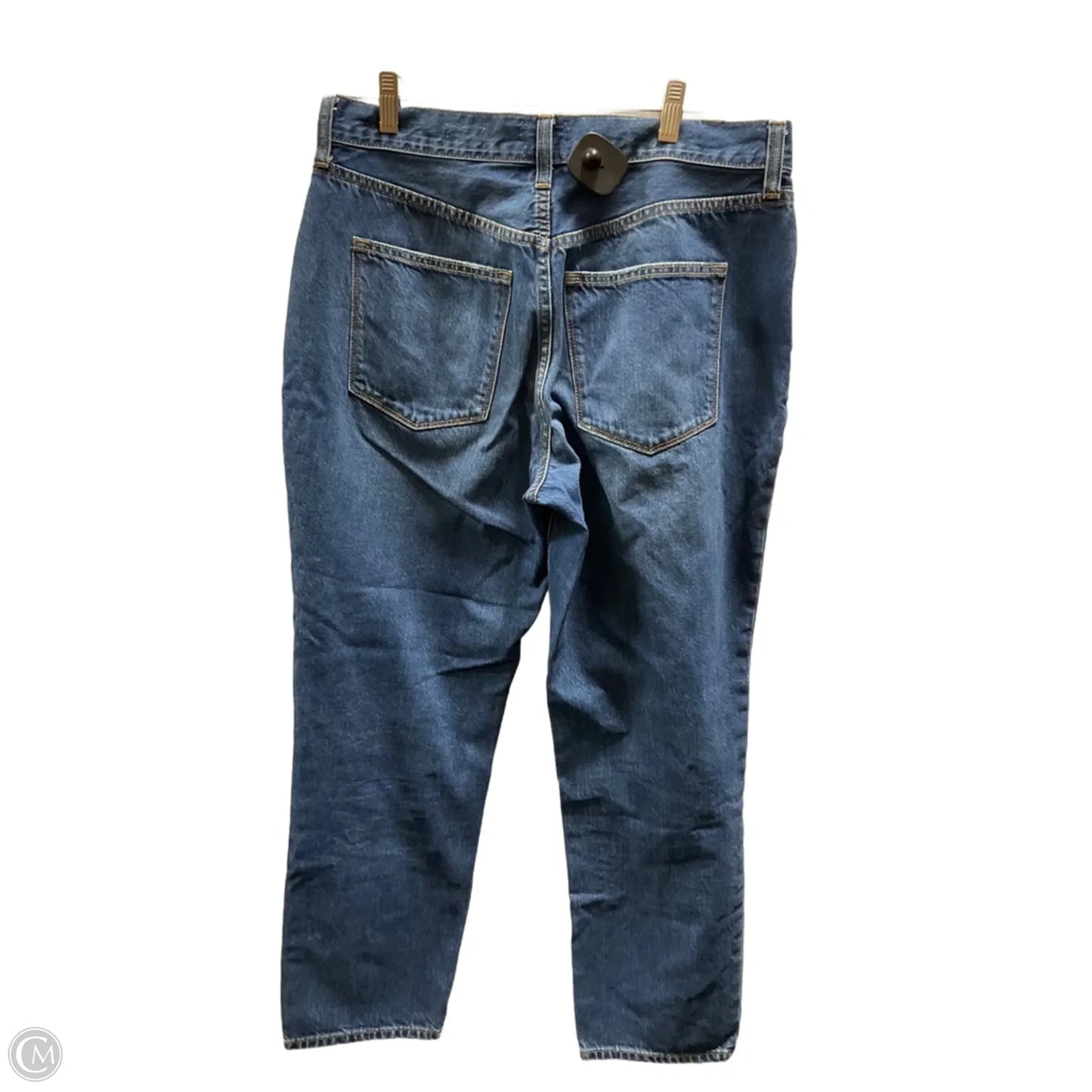 Jeans Straight By J. Crew In Blue Denim, Size: 8