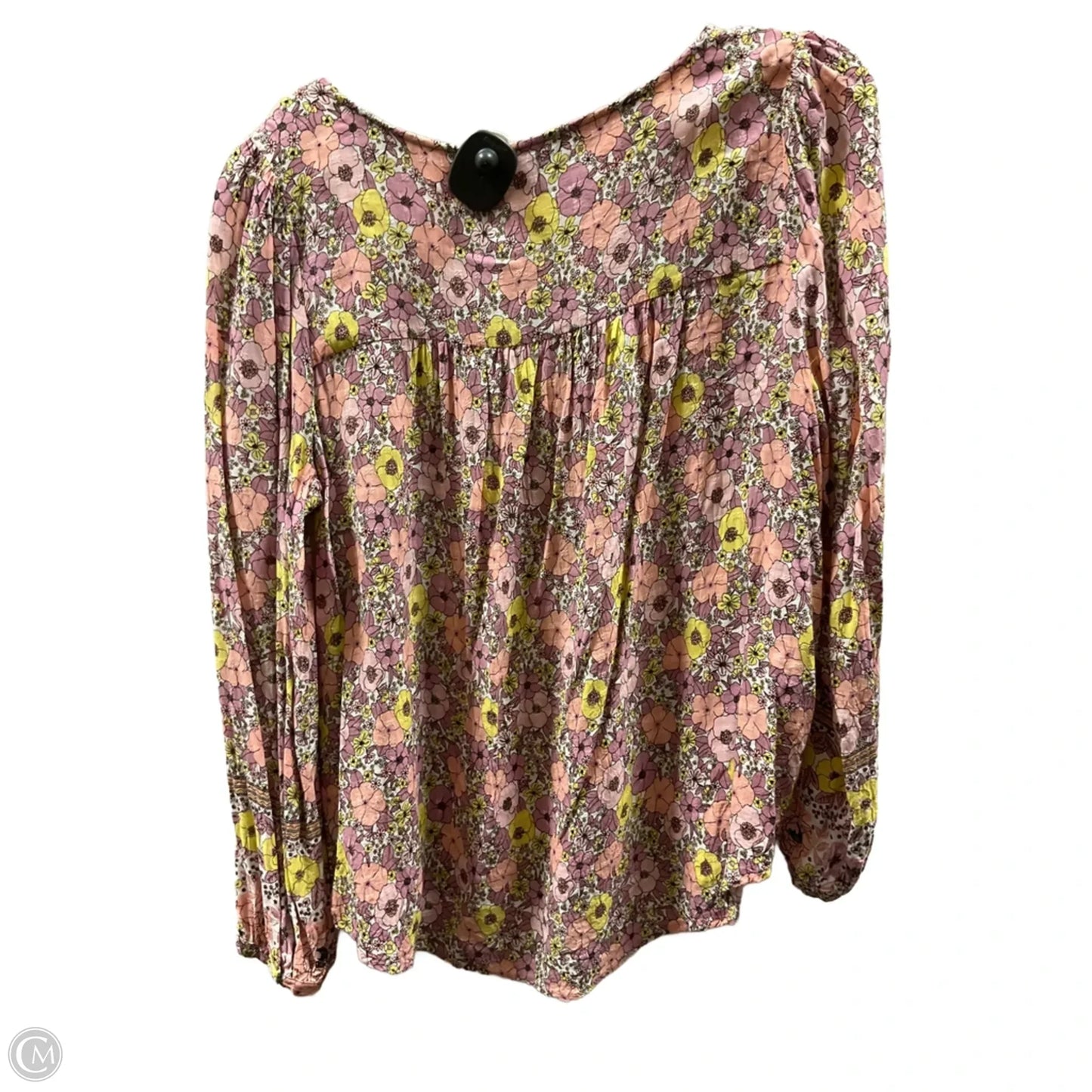 Top Long Sleeve By Jane And Delancey In Floral Print, Size: Xl