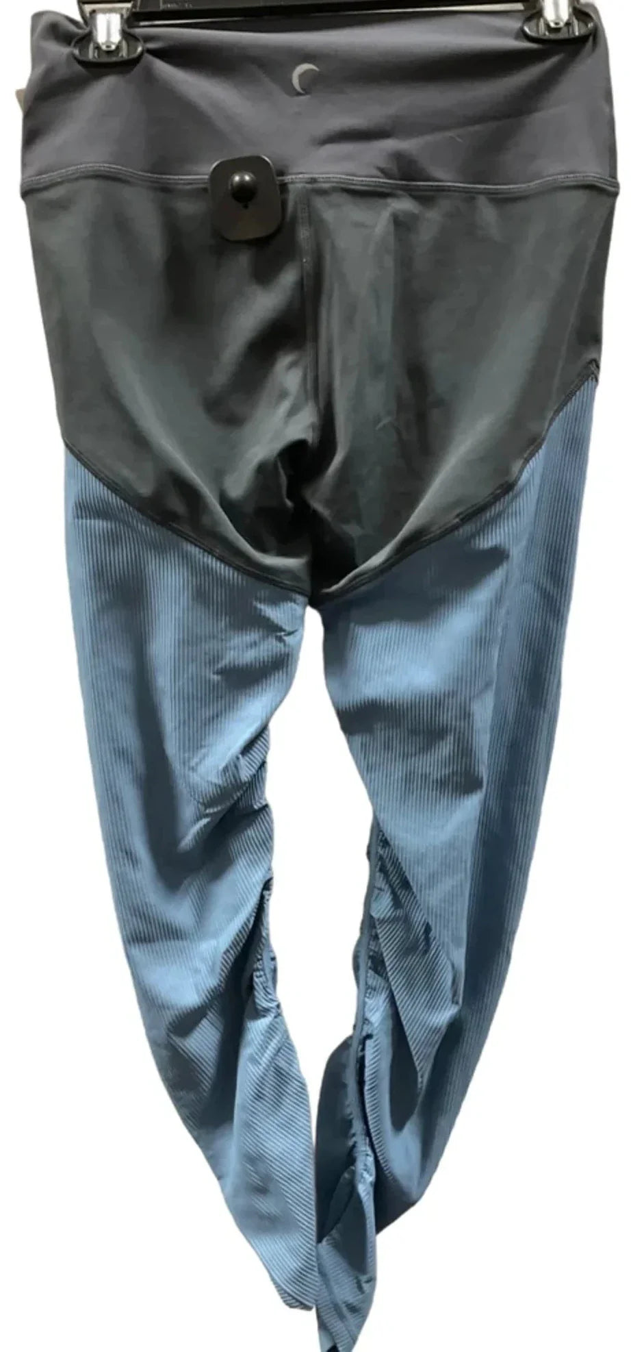 Athletic Leggings By Zyia In Blue & Grey, Size: 6