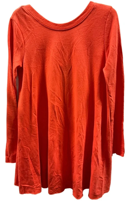 Top Long Sleeve By Free People In Orange, Size: Xs