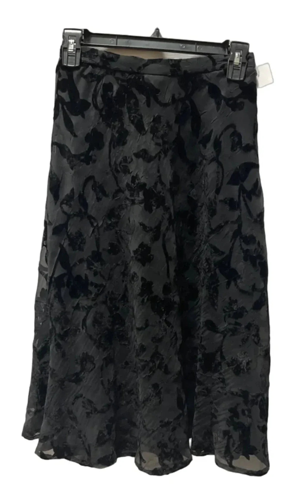 Skirt Midi By Talbots In Black, Size: 2