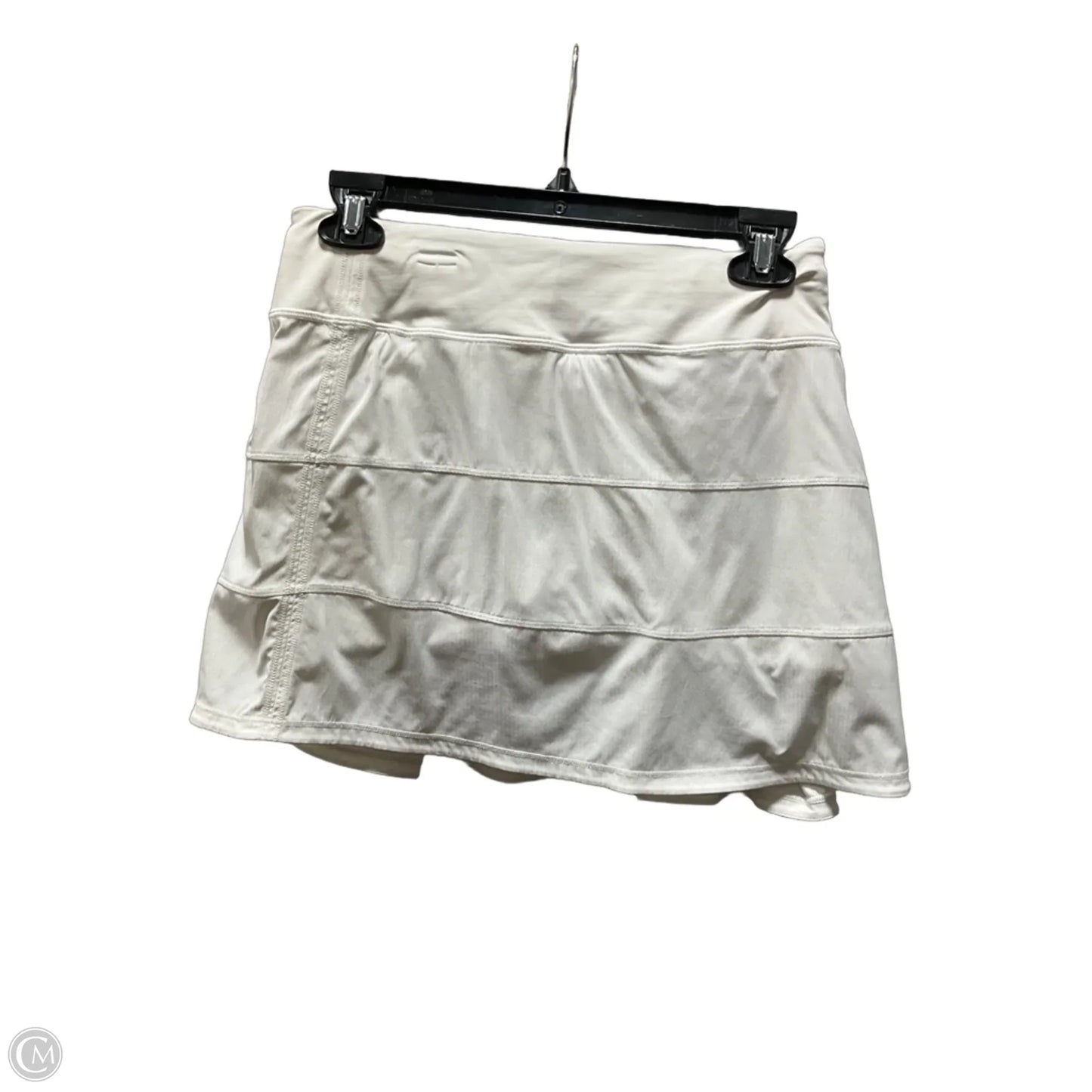 Athletic Skort By Lululemon In White, Size: 12