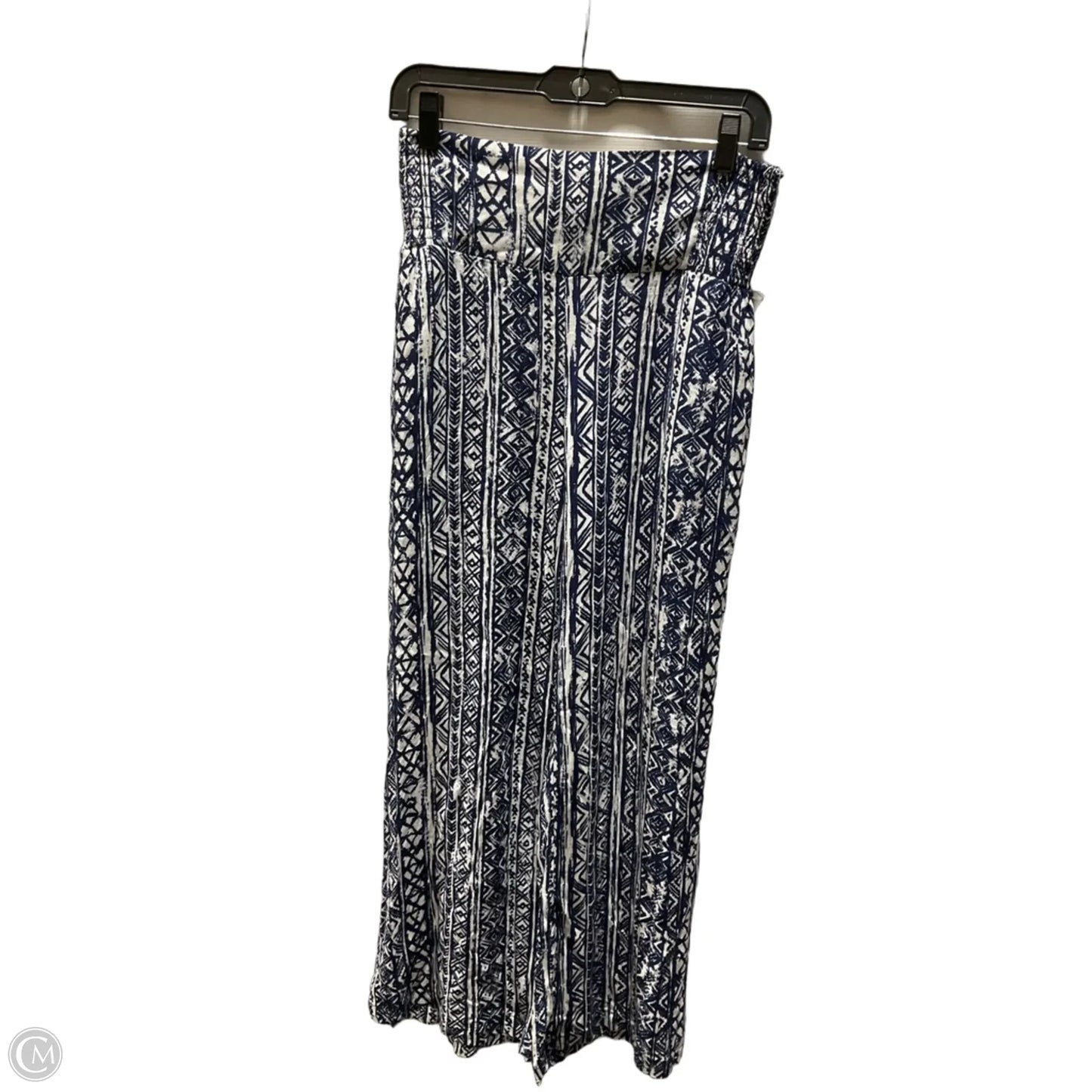 Pants Lounge By Three Dots In Blue & White, Size: 6