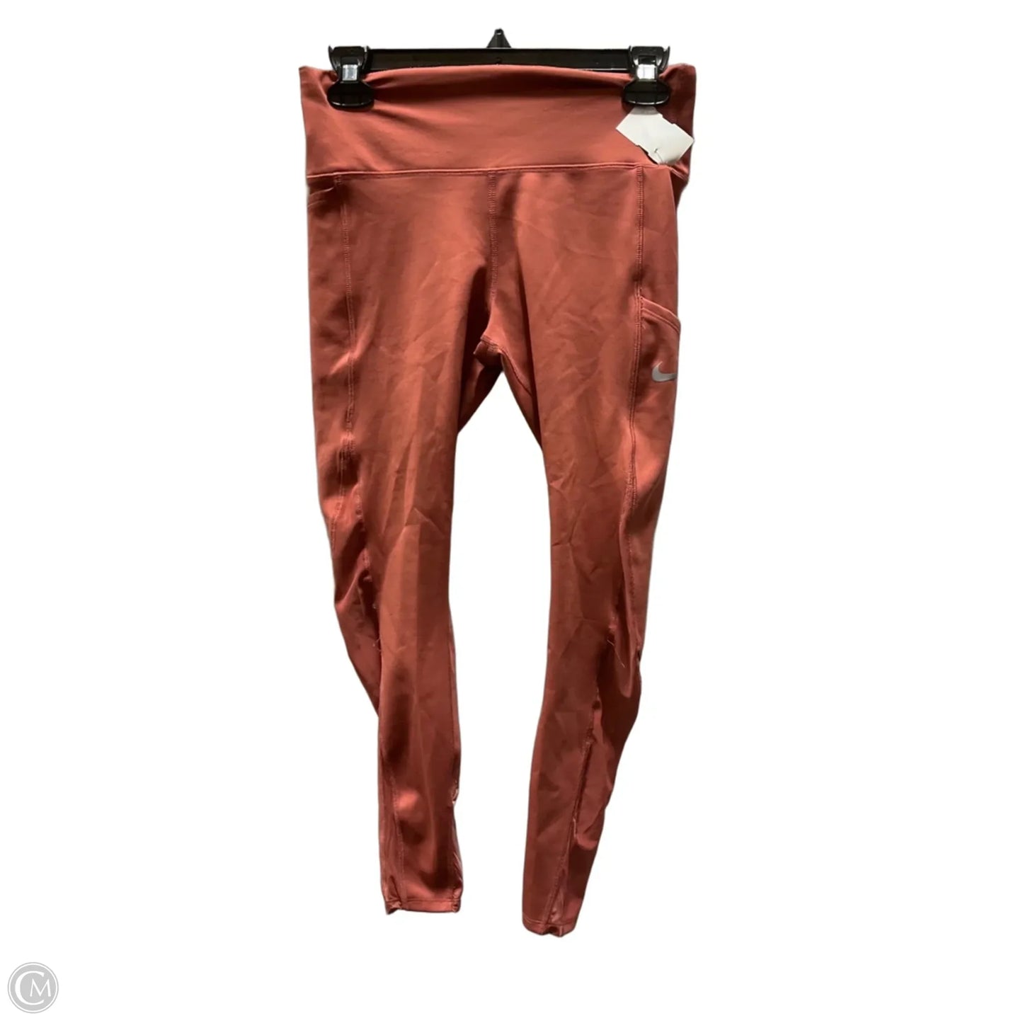 Athletic Leggings By Nike Apparel In Pink, Size: M