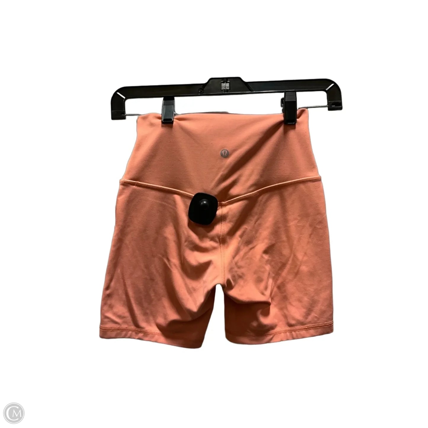 Athletic Shorts By Lululemon In Peach, Size: 4