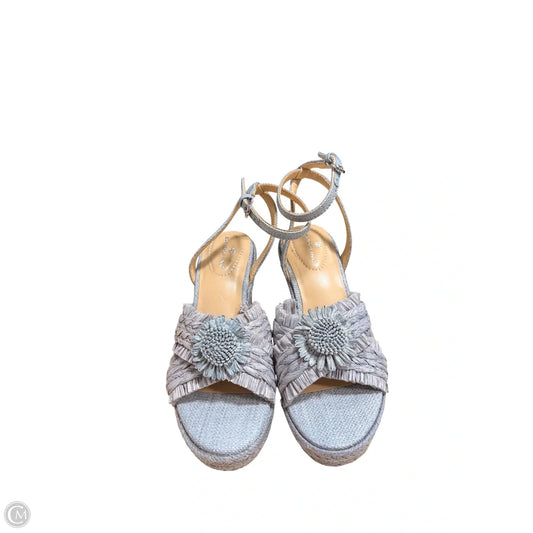 Sandals Heels Wedge By Bandolino In Blue, Size: 6