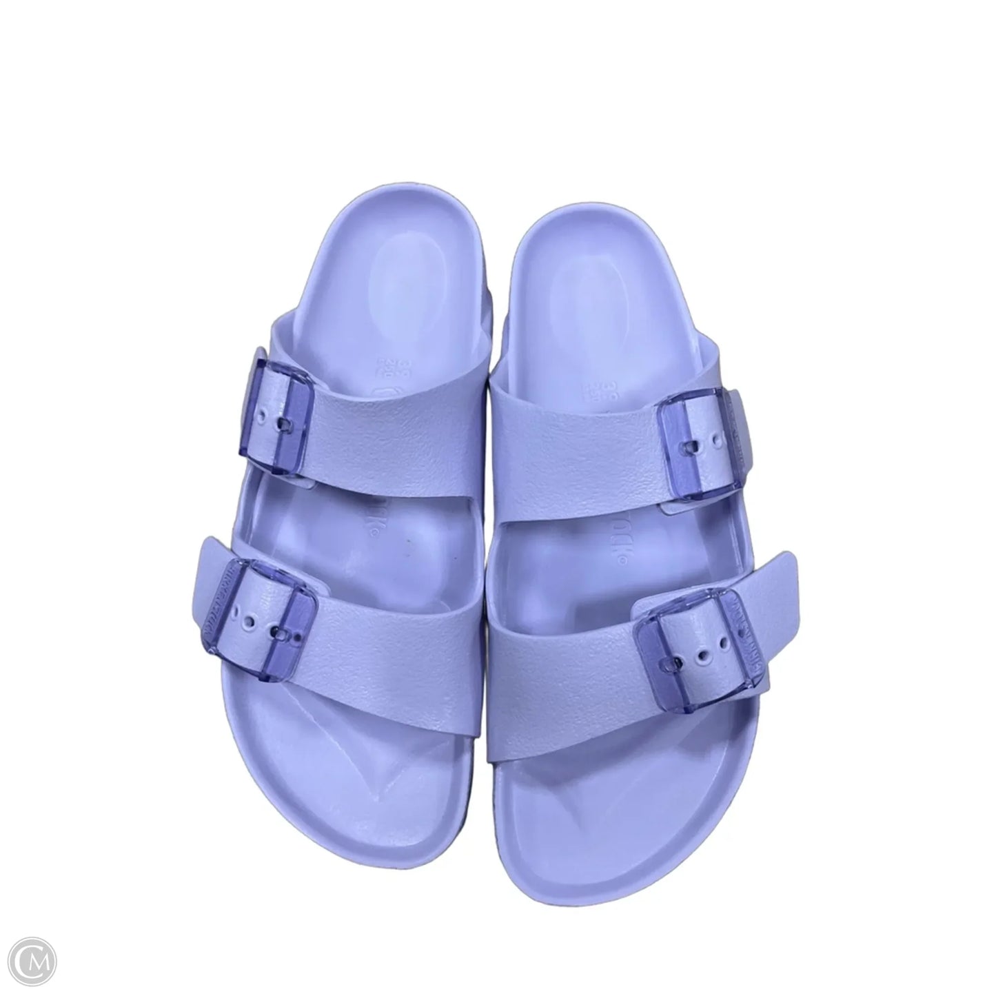 Sandals Flats By Birkenstock In Purple, Size: 8.5