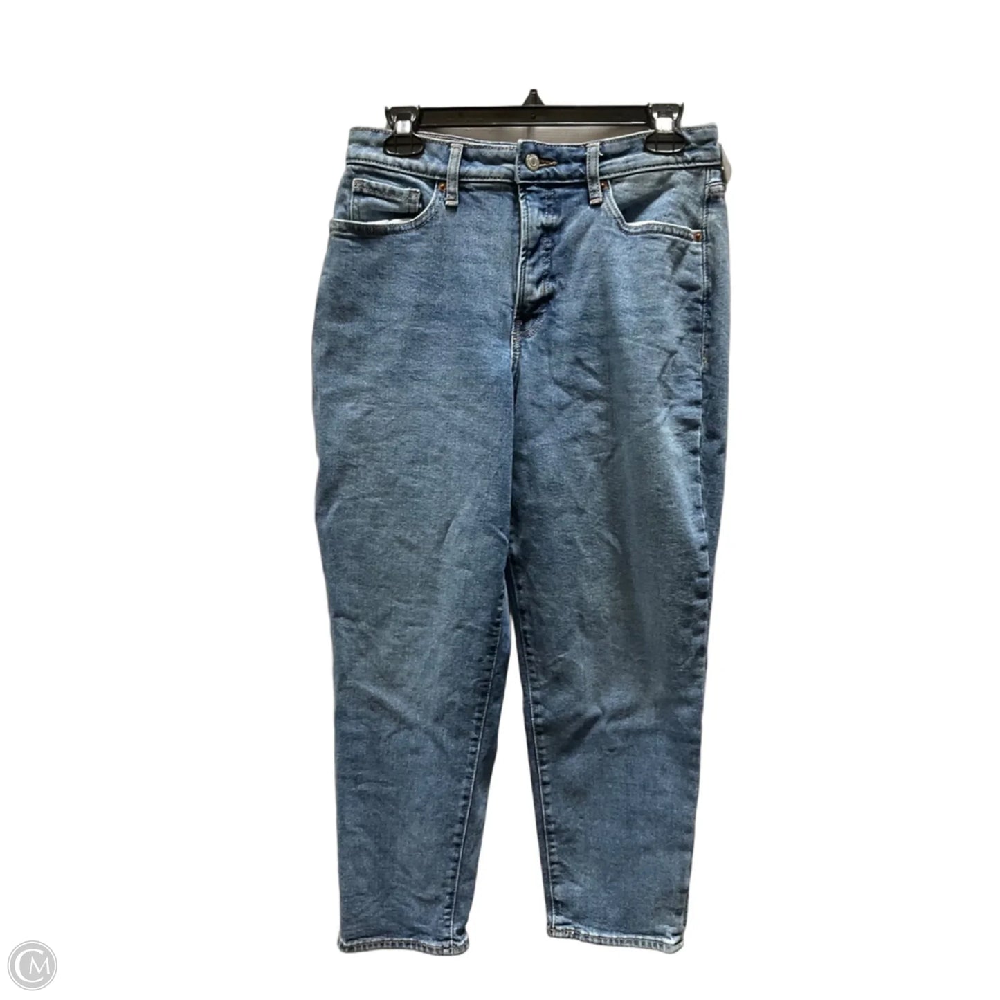Jeans Straight By Old Navy In Blue Denim, Size: 10