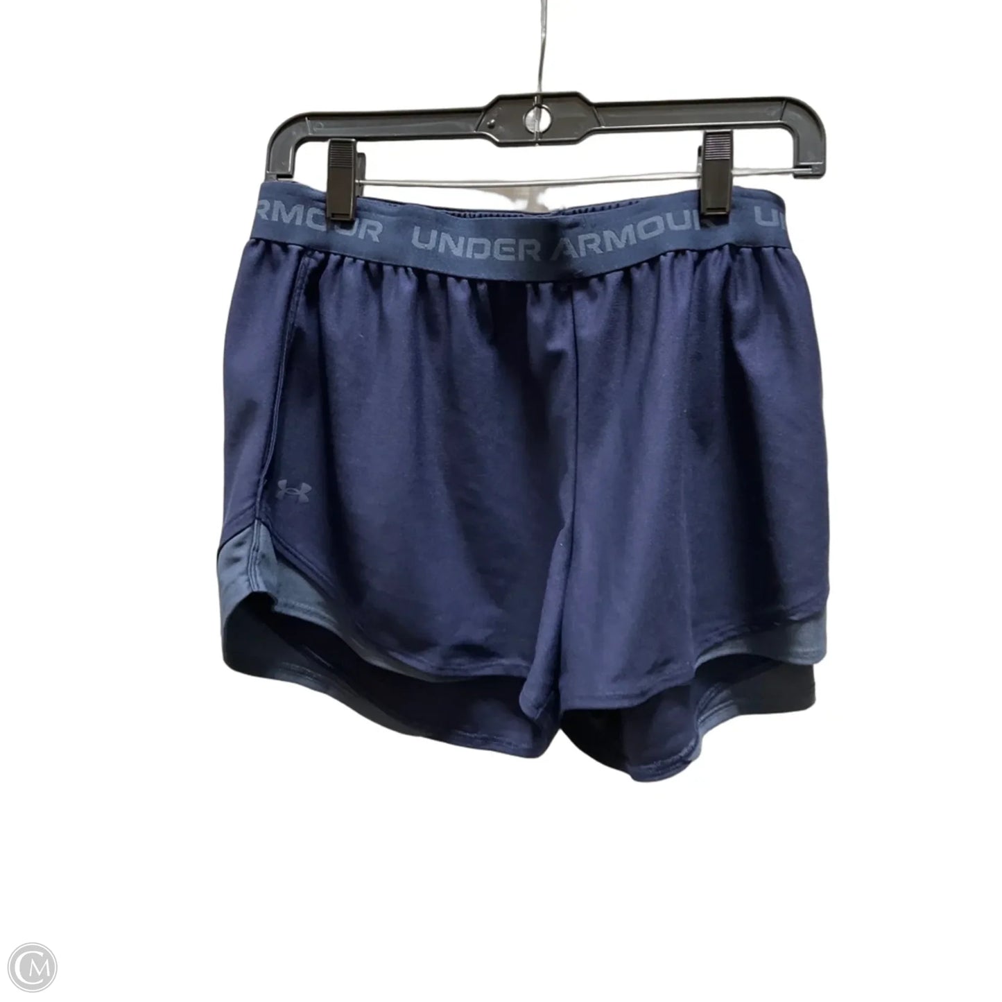 Athletic Shorts By Under Armour In Blue, Size: L