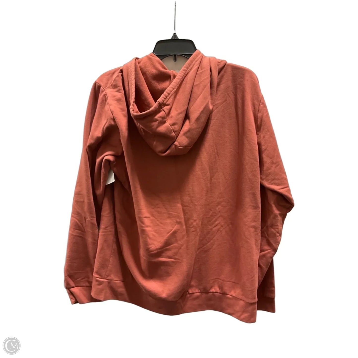 Sweatshirt Hoodie By Eddie Bauer In Red, Size: L